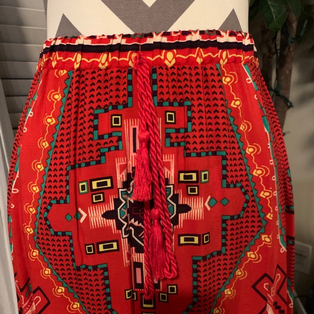 Aztec long skirt